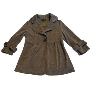 Stylish Dark Gray Pea Coat for Kids NWOT
